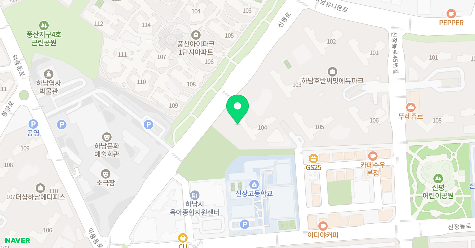 솔 피아노 위치