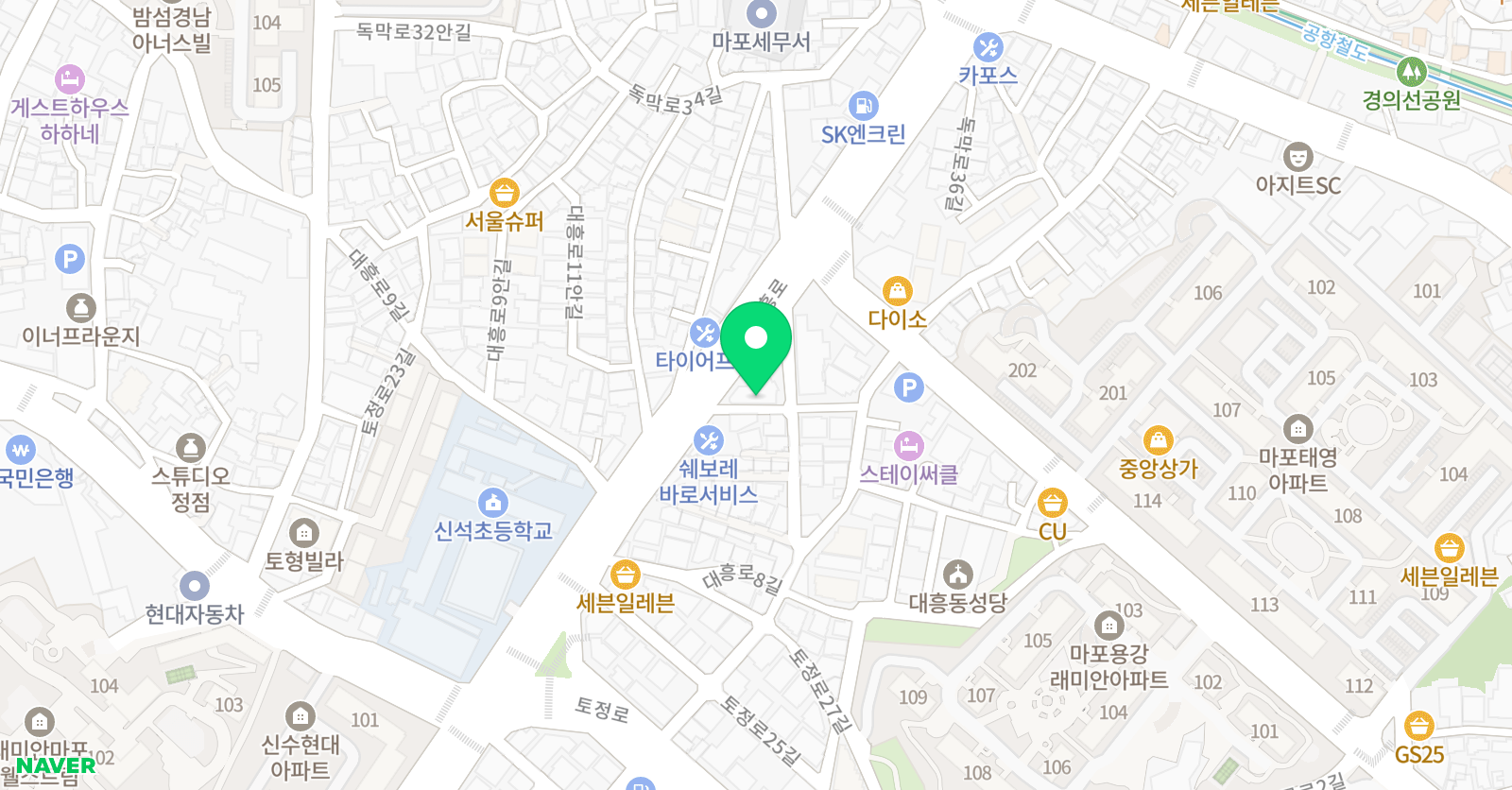 투탑 수학교습소 위치