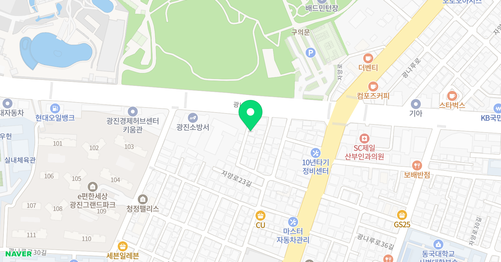 제이든팝송 영어교습소 위치