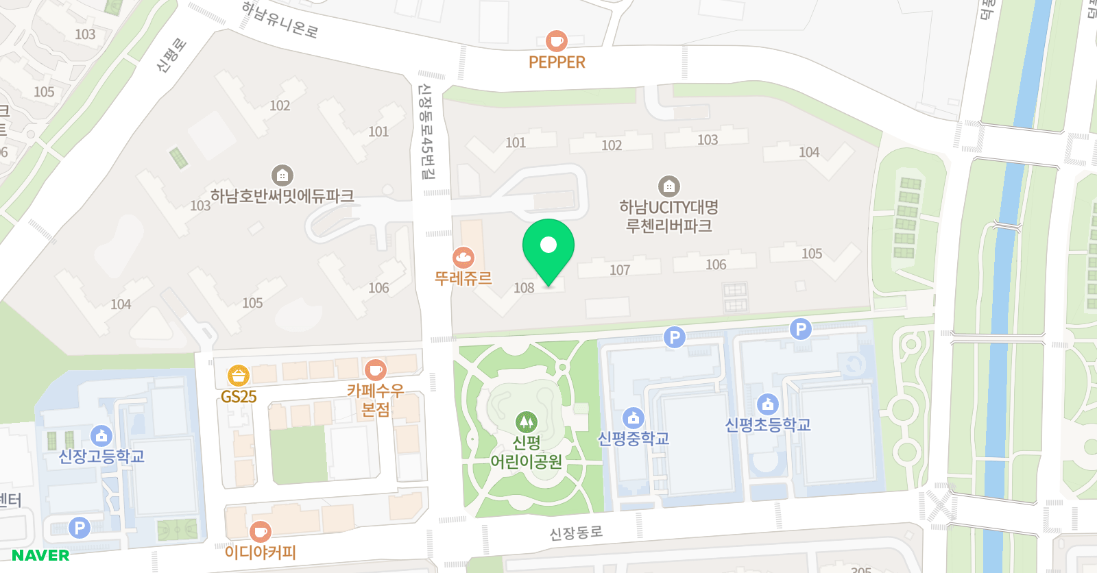 꿈자락 공부방 위치