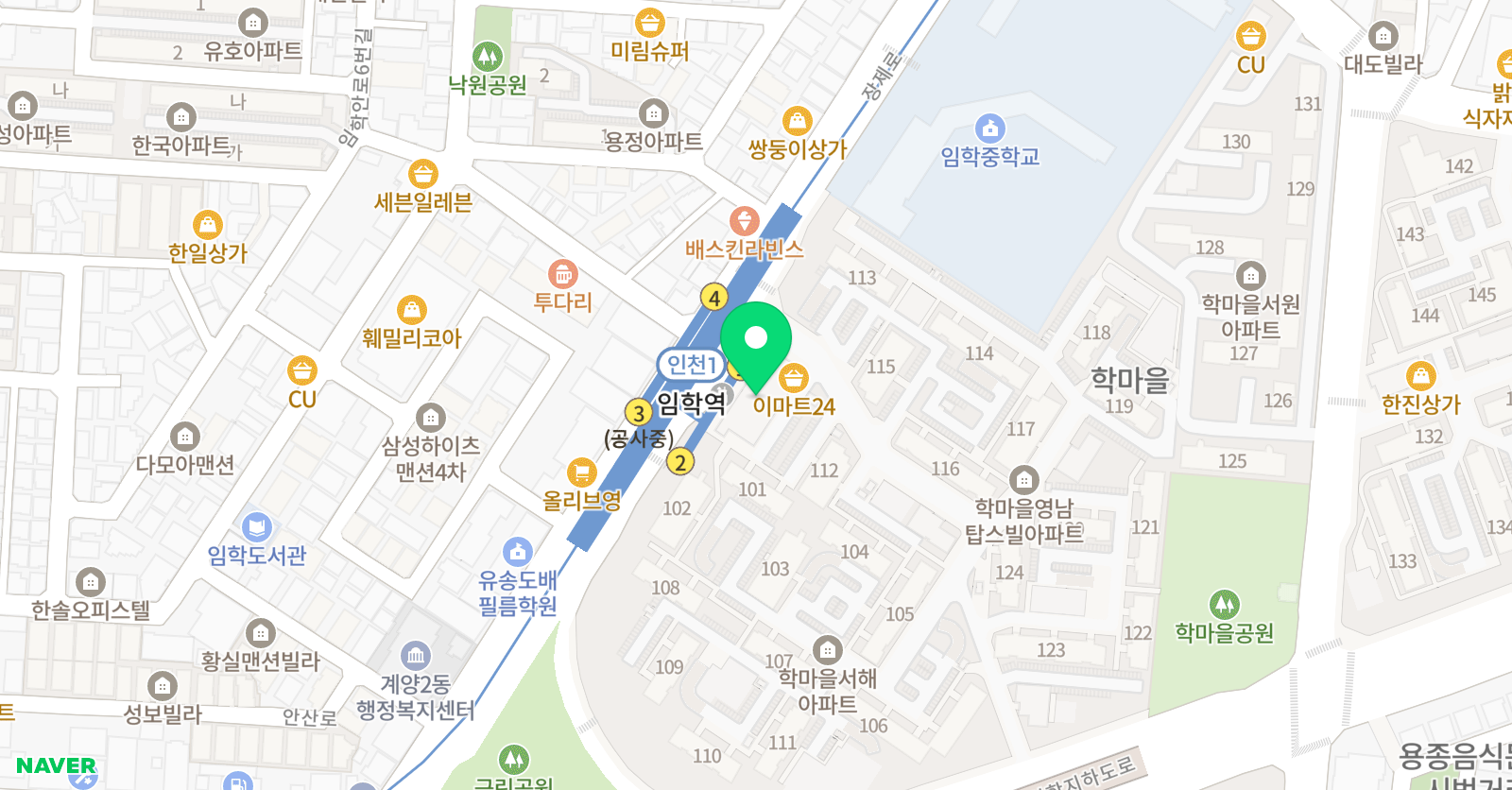 올바른 수학학원 위치