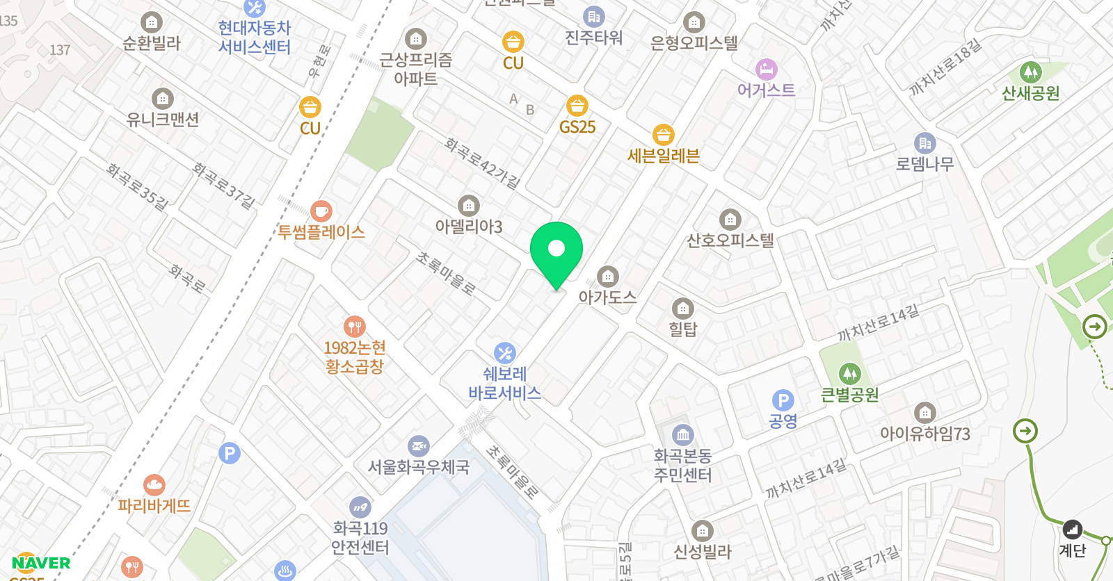 왕호 태권도 위치