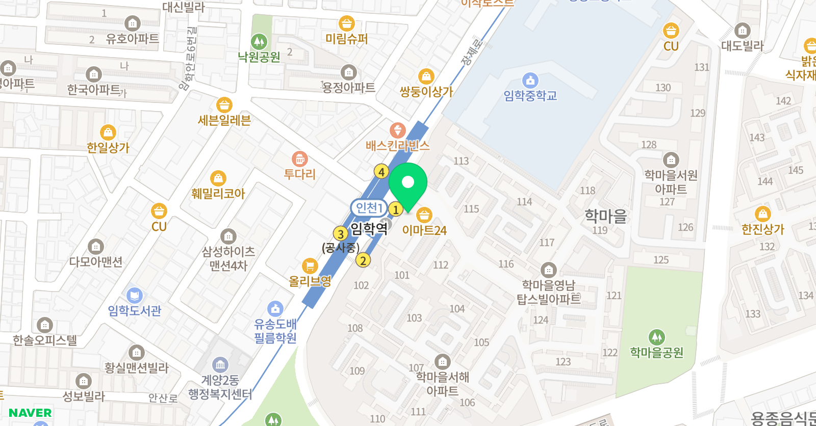 더재밌는 음악학원 위치