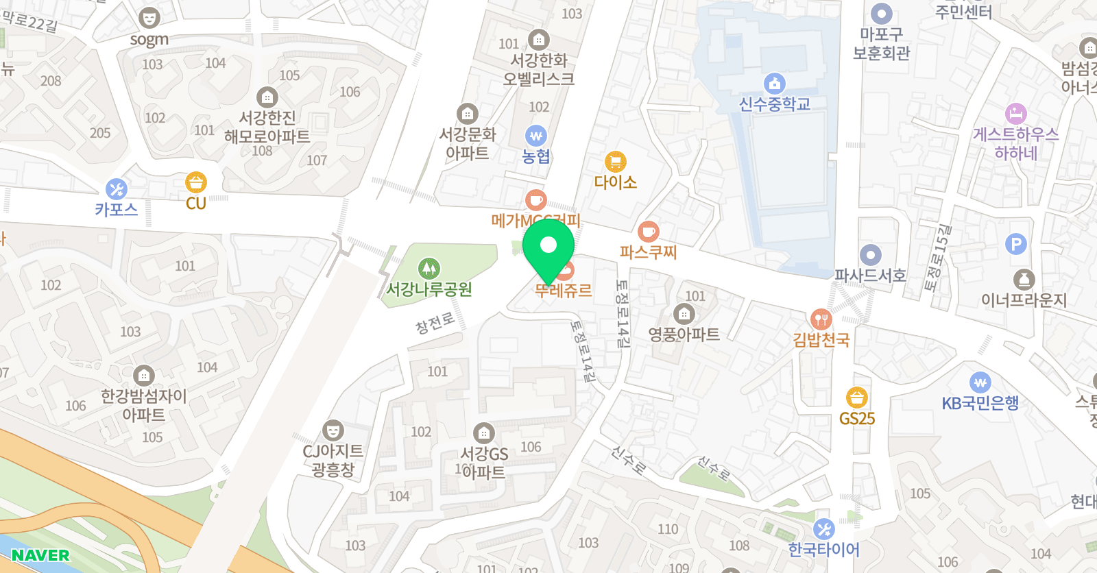 토킹클럽 어학원 마포용강캠퍼스 위치