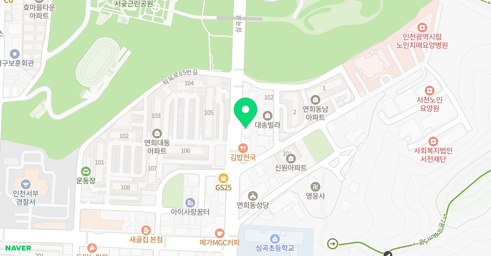 폴라리스 영수학원 위치