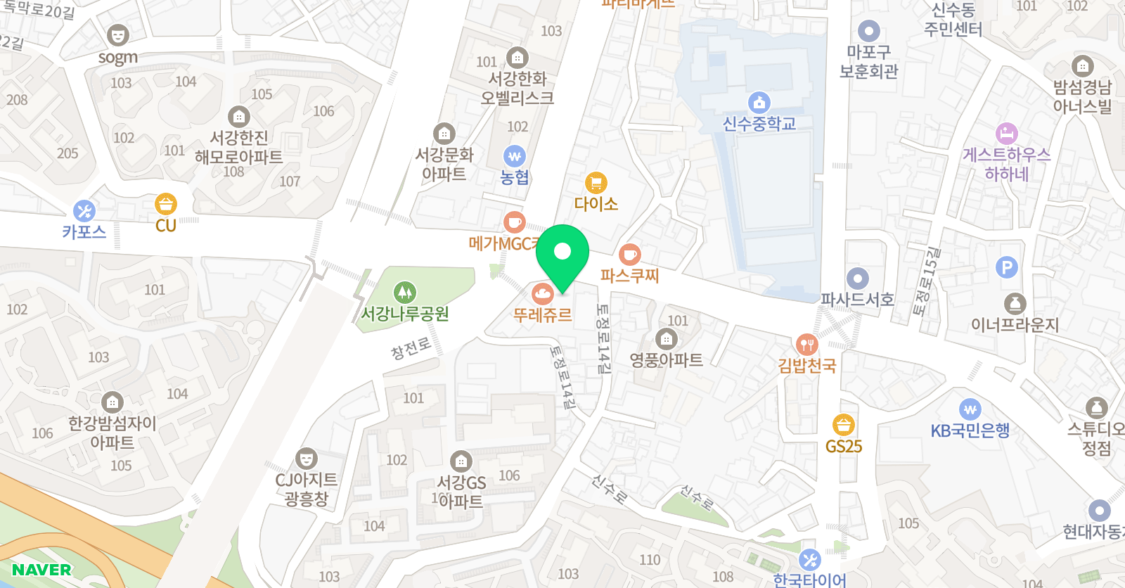 라온스터디 수학국어학원 위치