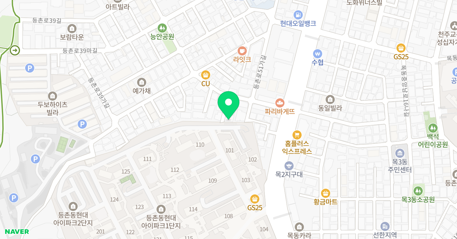 청암 미술학원 위치