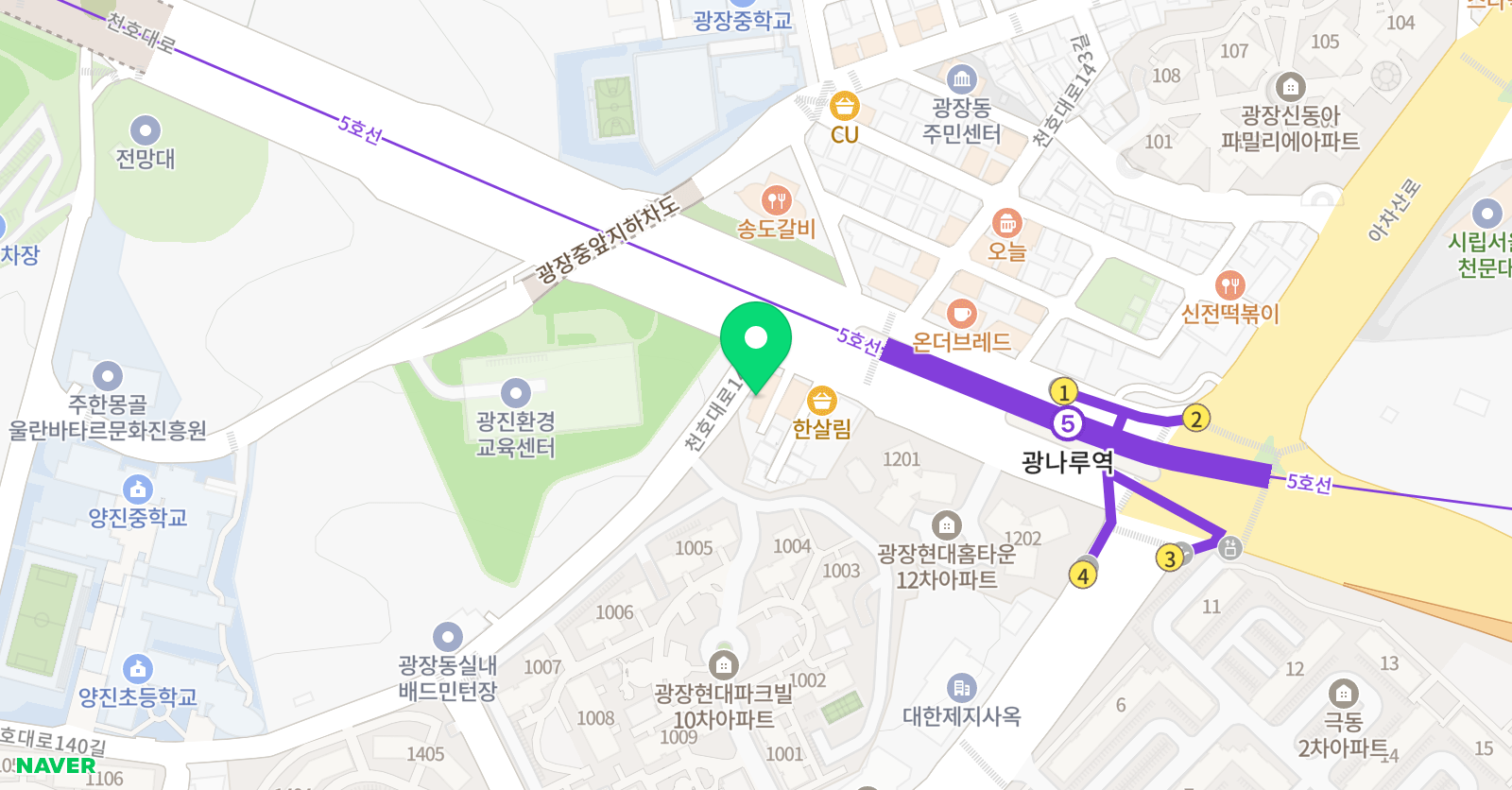 플라톤 독서토론논술 광장현대공부방 위치