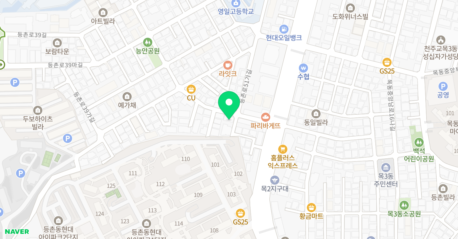매쓰마마수학학원 위치