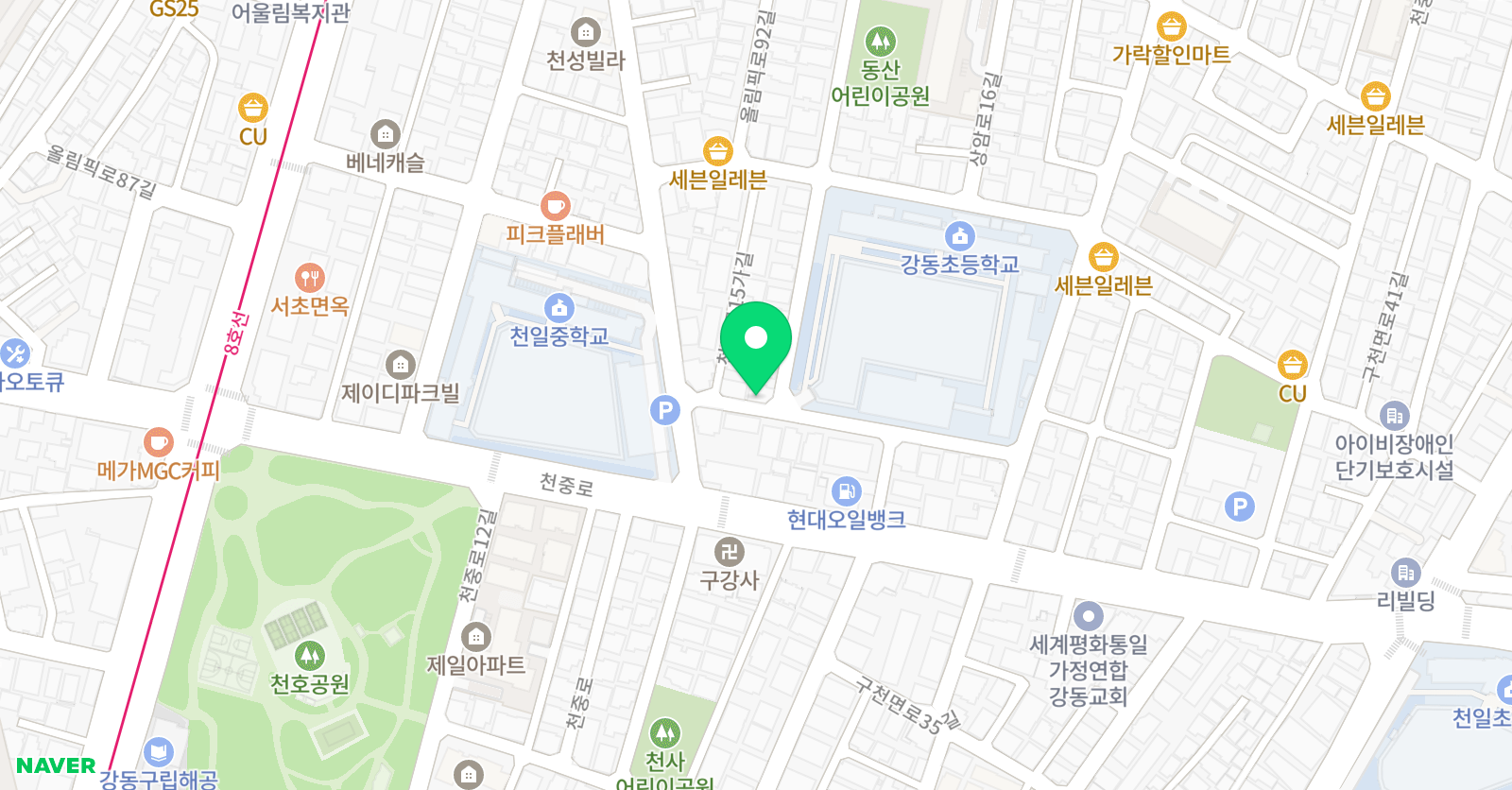 천호 제이피아노 위치
