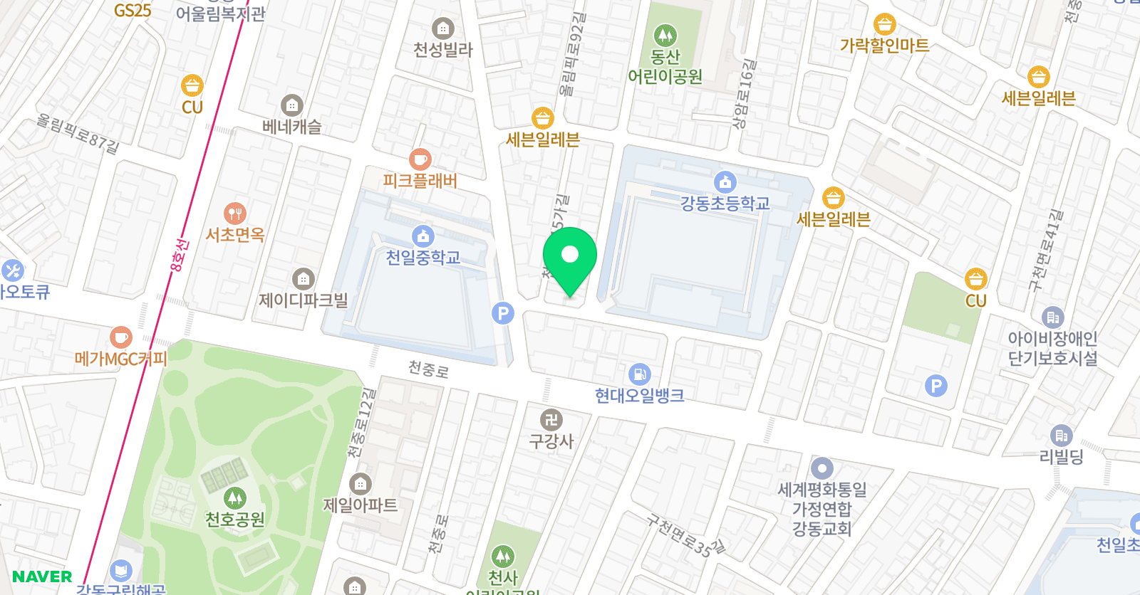 심쌤 수학 위치