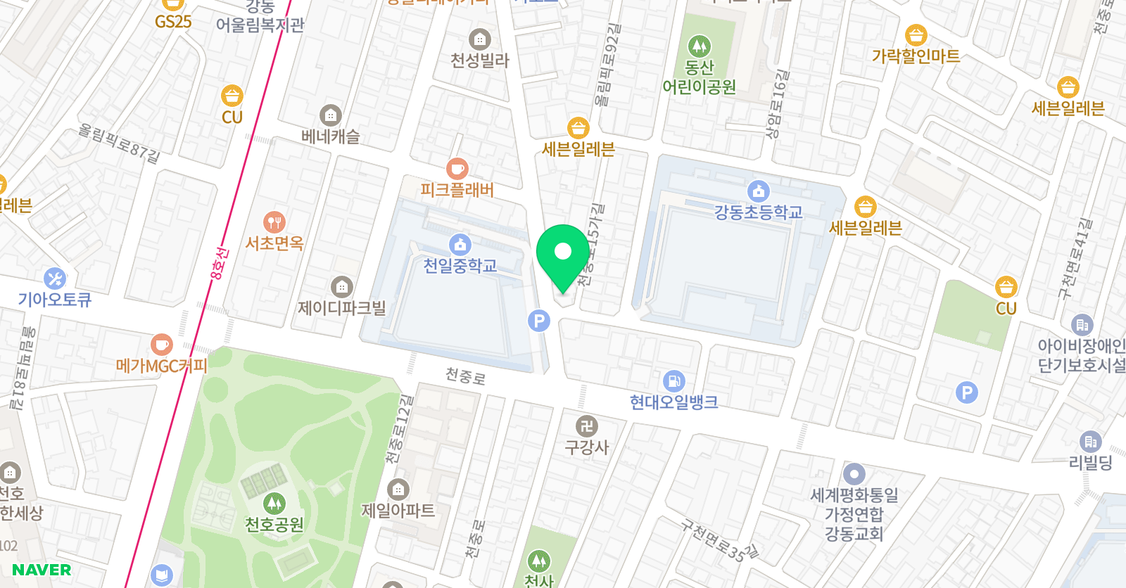 프라임에듀 학원 위치