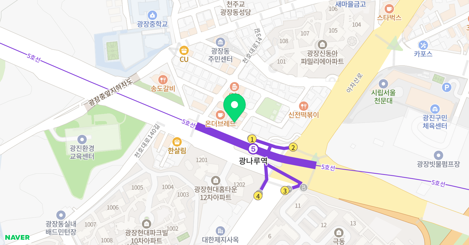 아트스테이 무용학원 서울점 위치