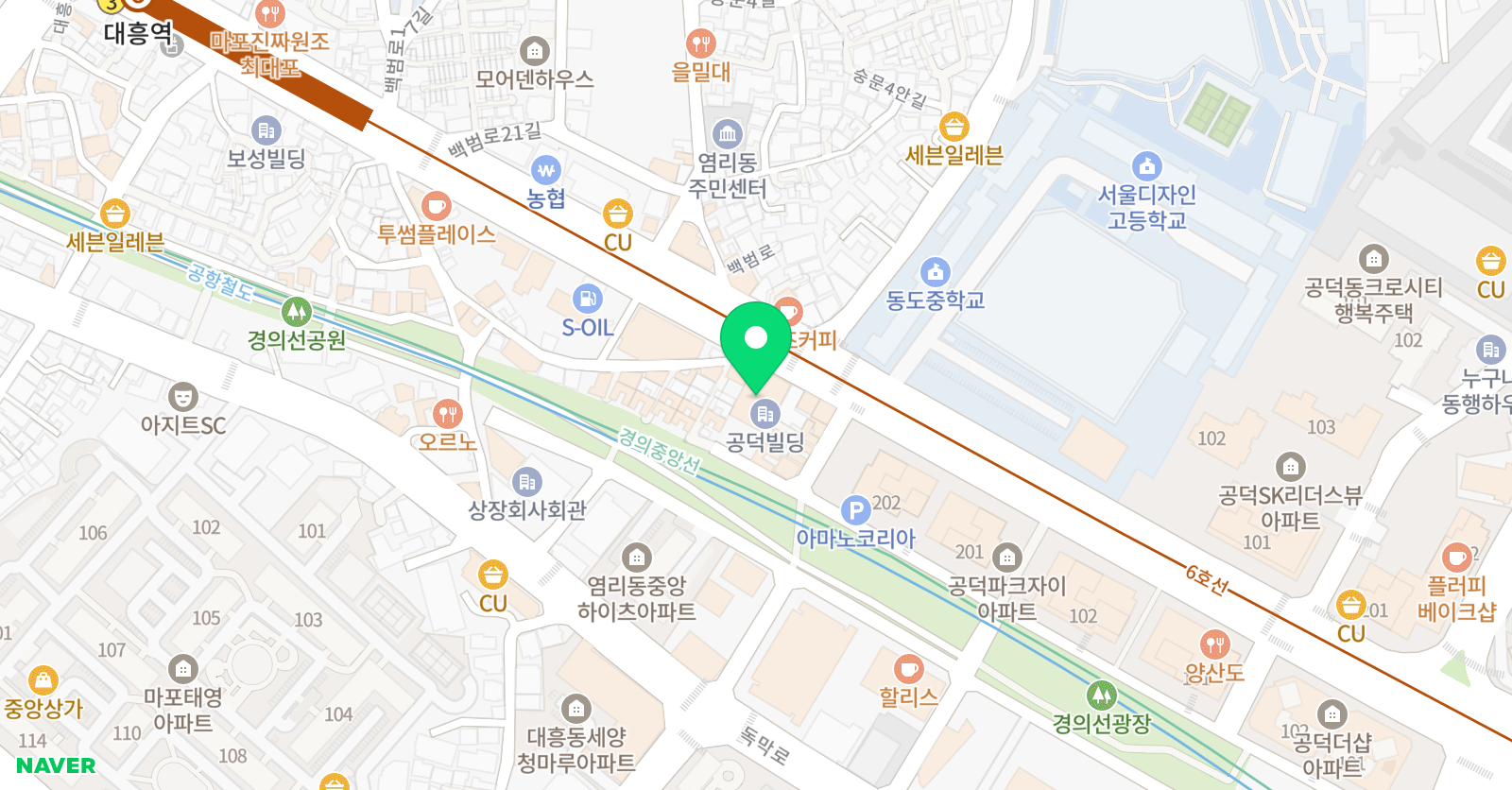 C&M 영어전문학원 위치