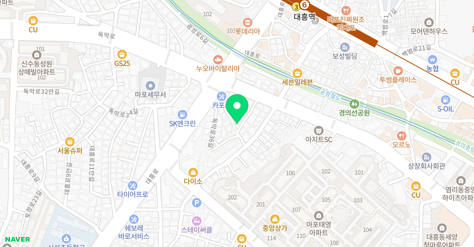 나는 영어교습소 위치