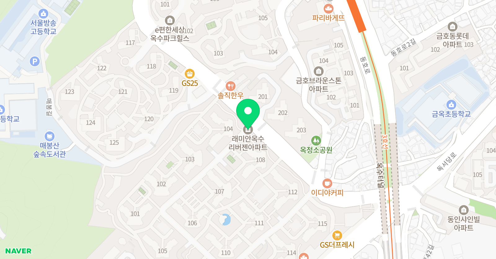 링키영어 옥수리버젠점 위치