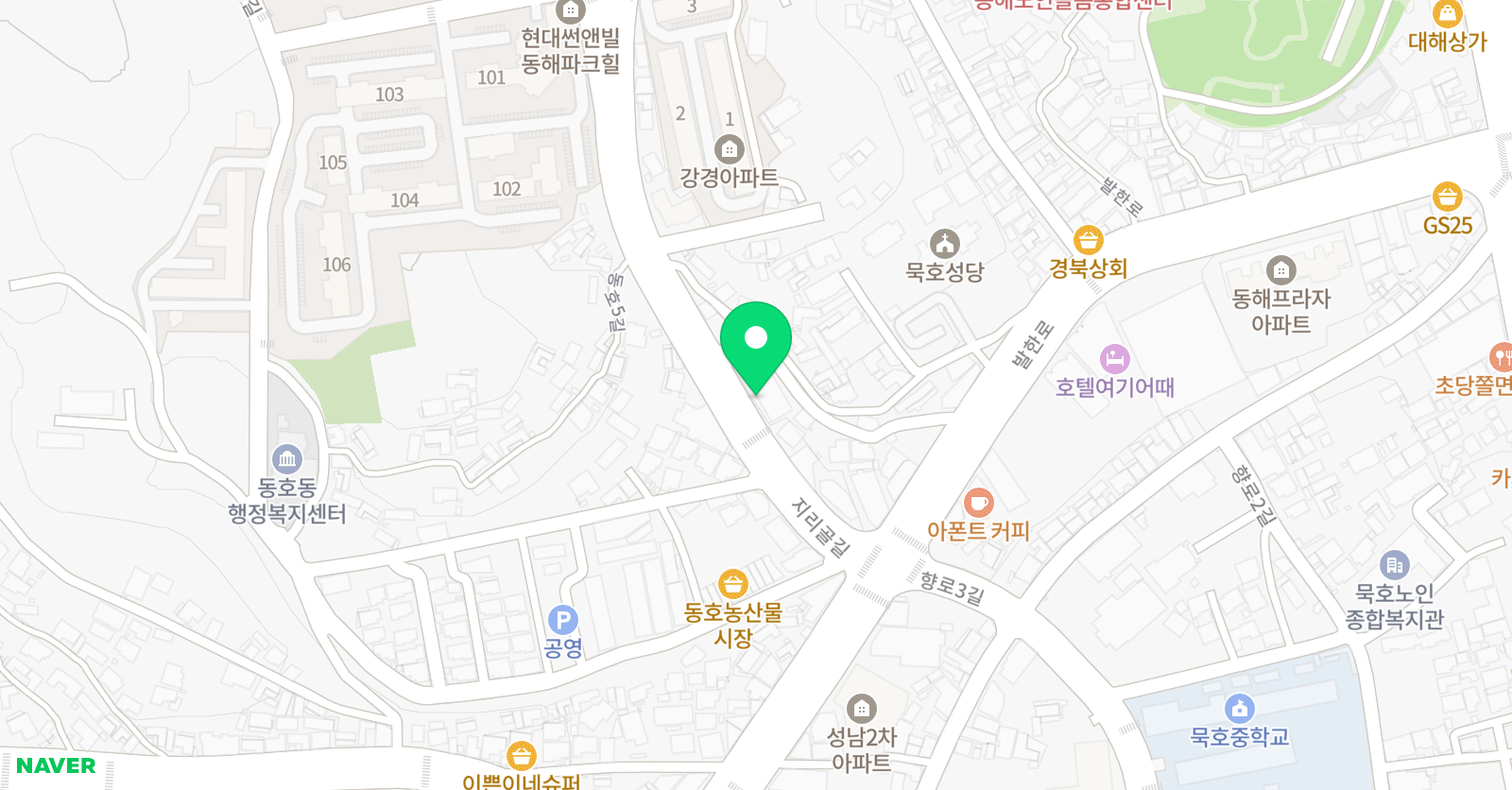 드림 수학학원 위치