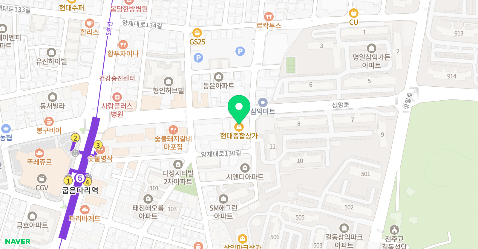 지오 어린이스포츠클럽 위치