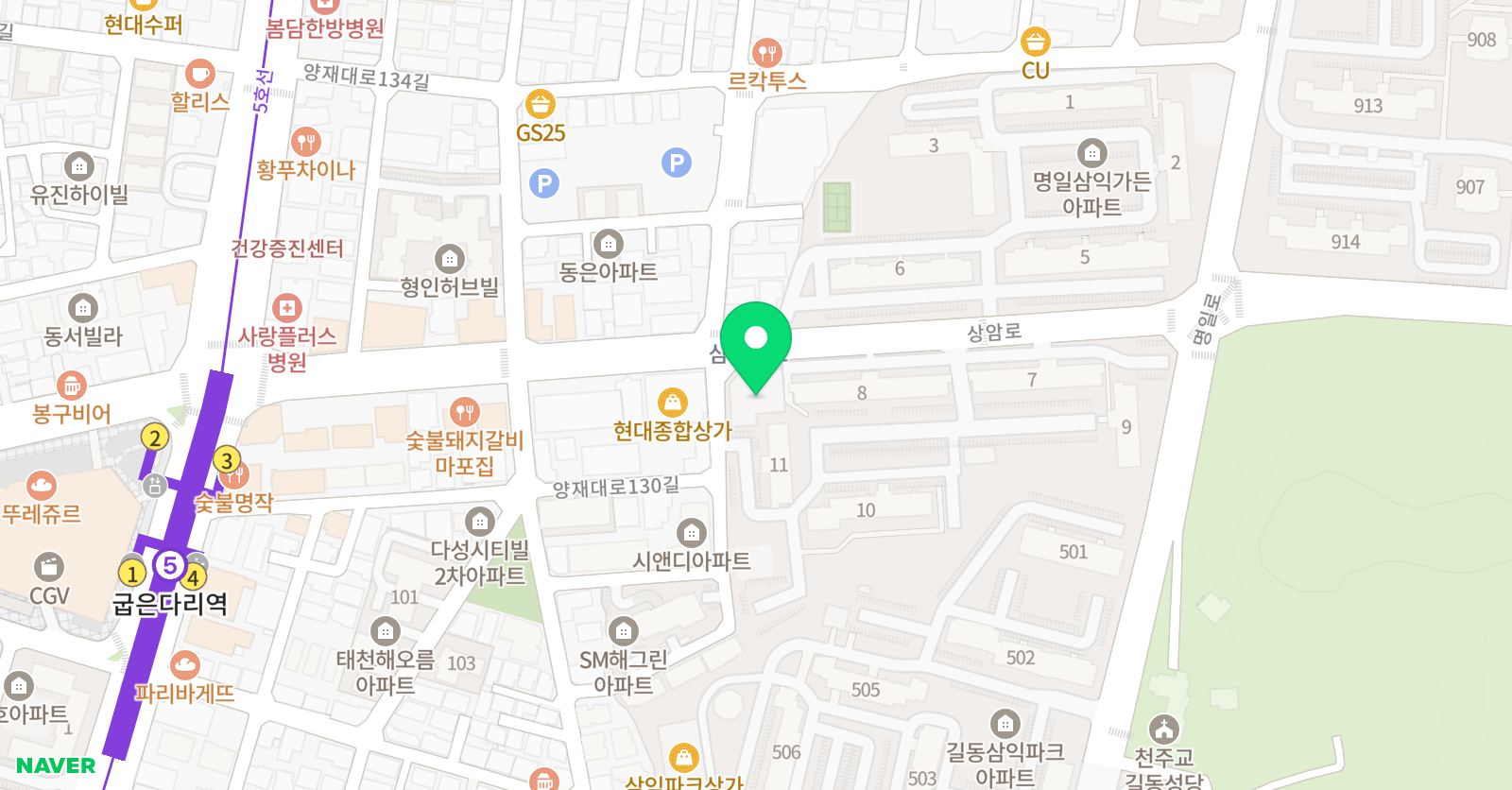 아이짱 보습학원 위치