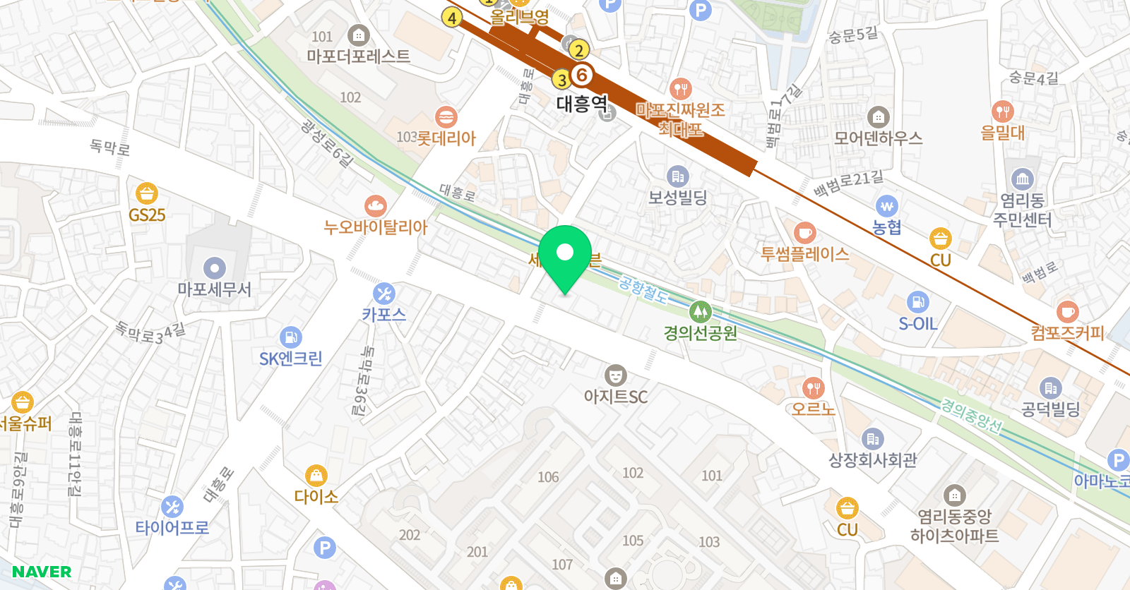 수학의힘 마포캠퍼스 위치