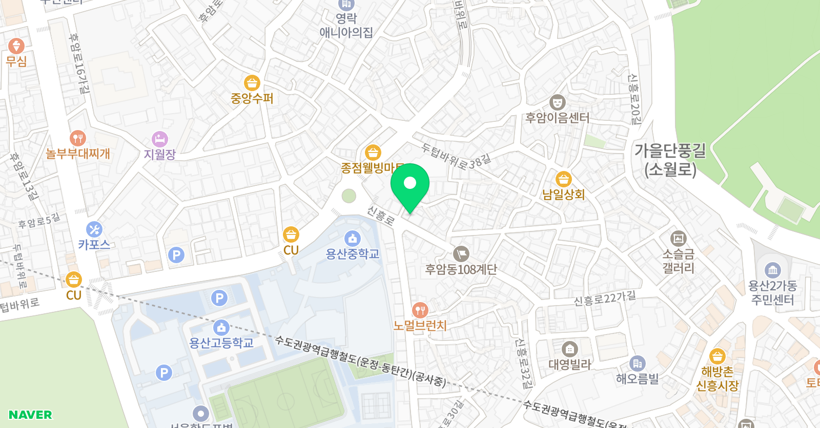 이레아인스 학원 위치