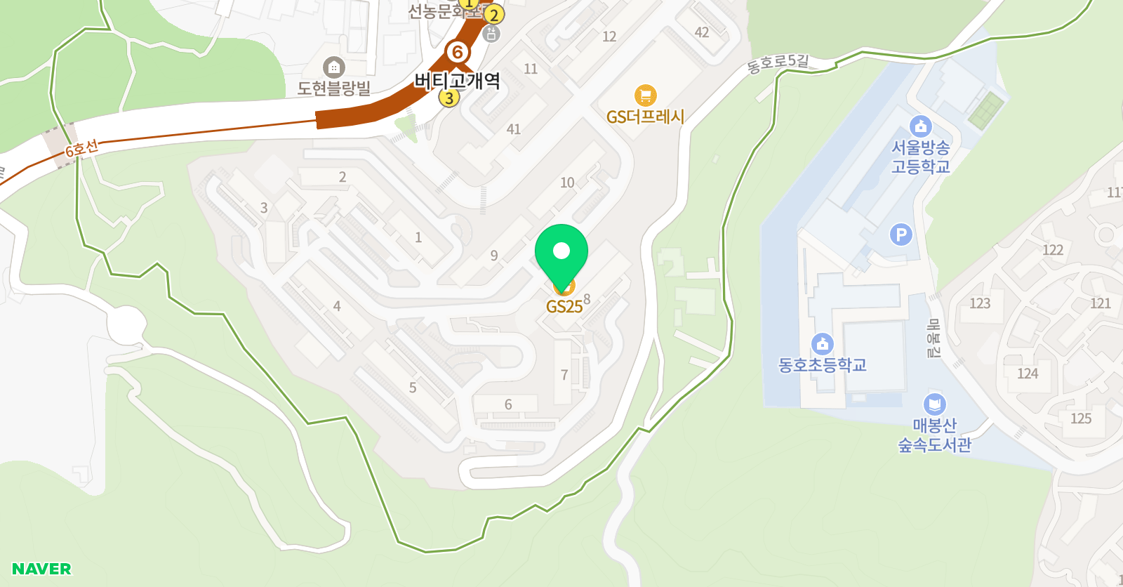 비니바니 ESL어학원 위치