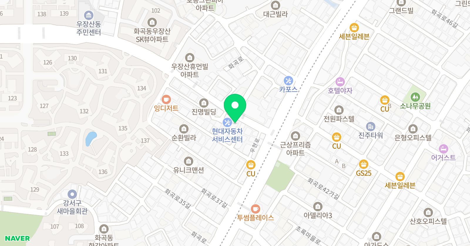 우장 컴퍼스 잉글리시 위치