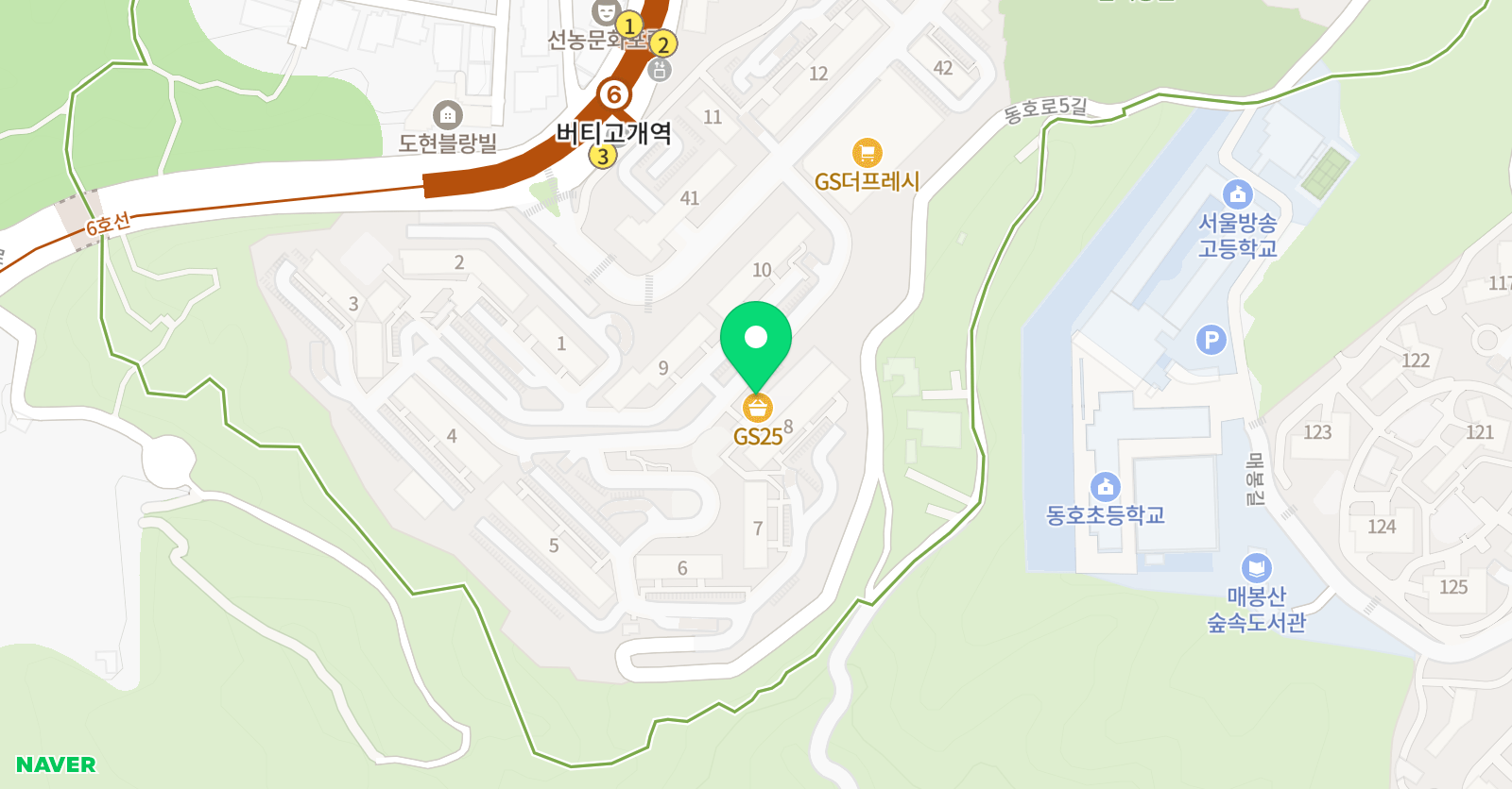 홍익상상 미술학원 위치