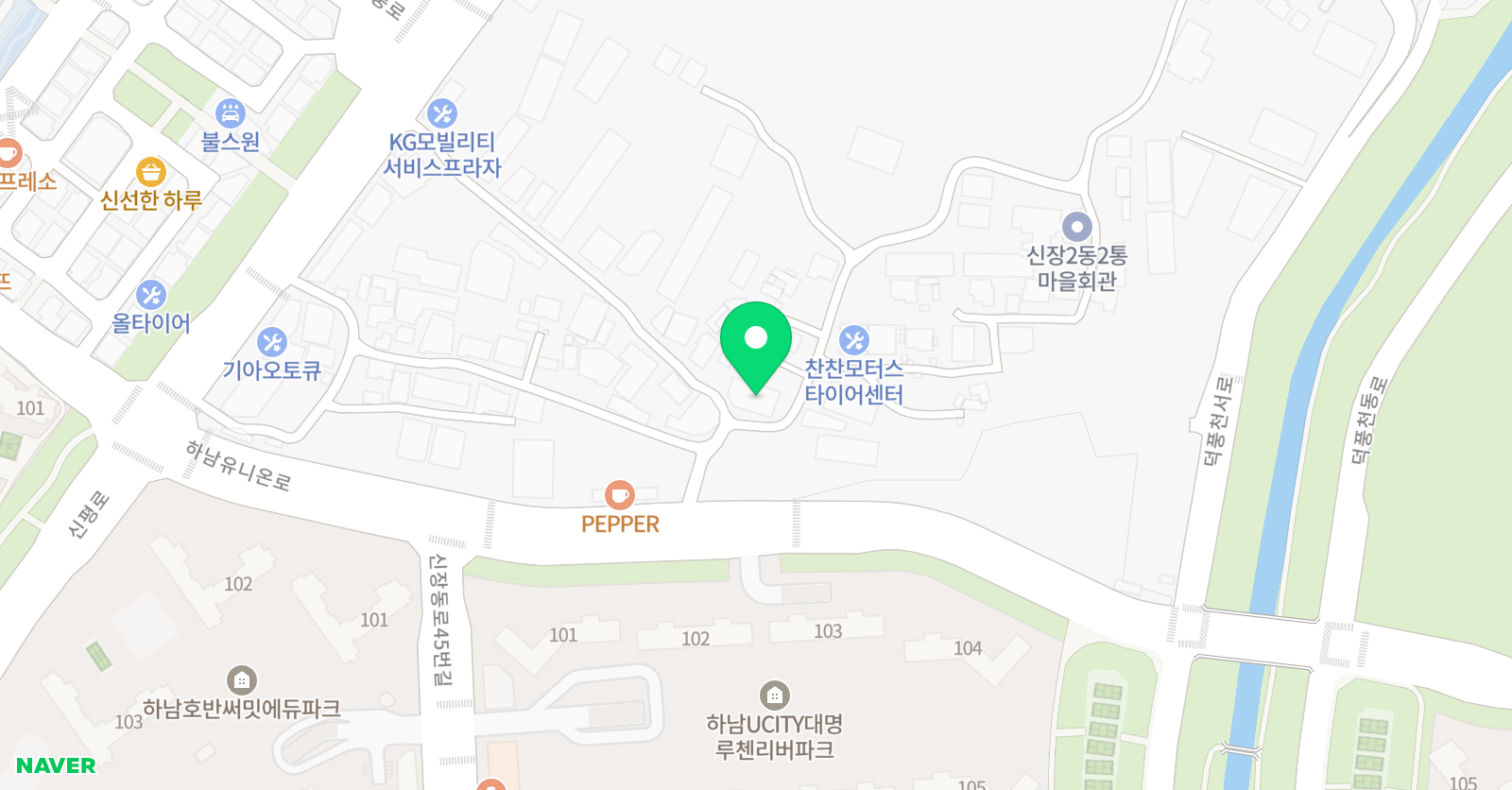 하남유소년 축구클럽 위치