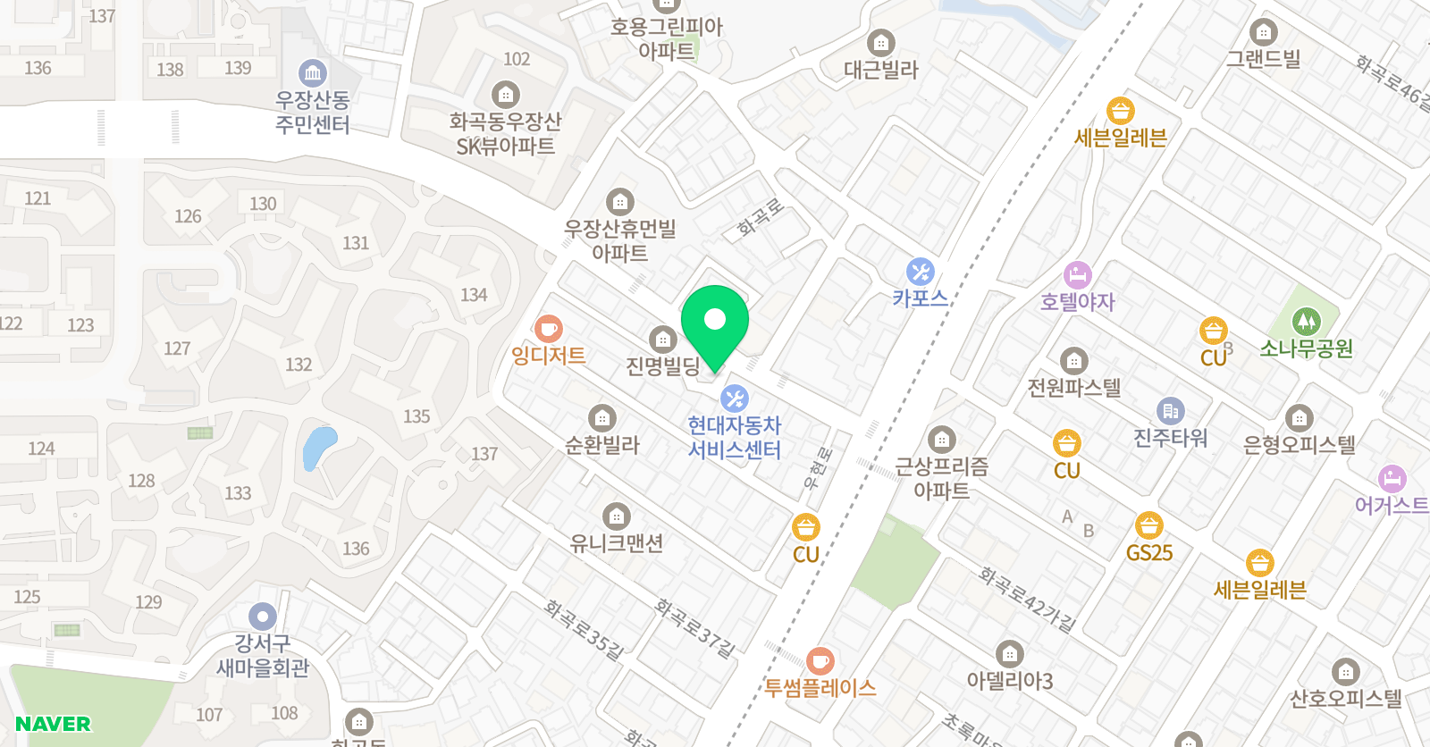 플레이팩토 우장산초점 위치