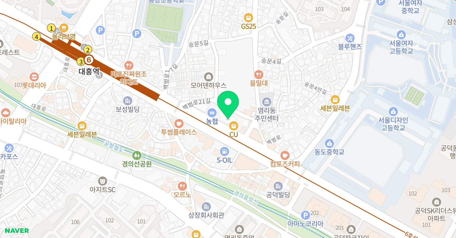 소마 마포센터 위치