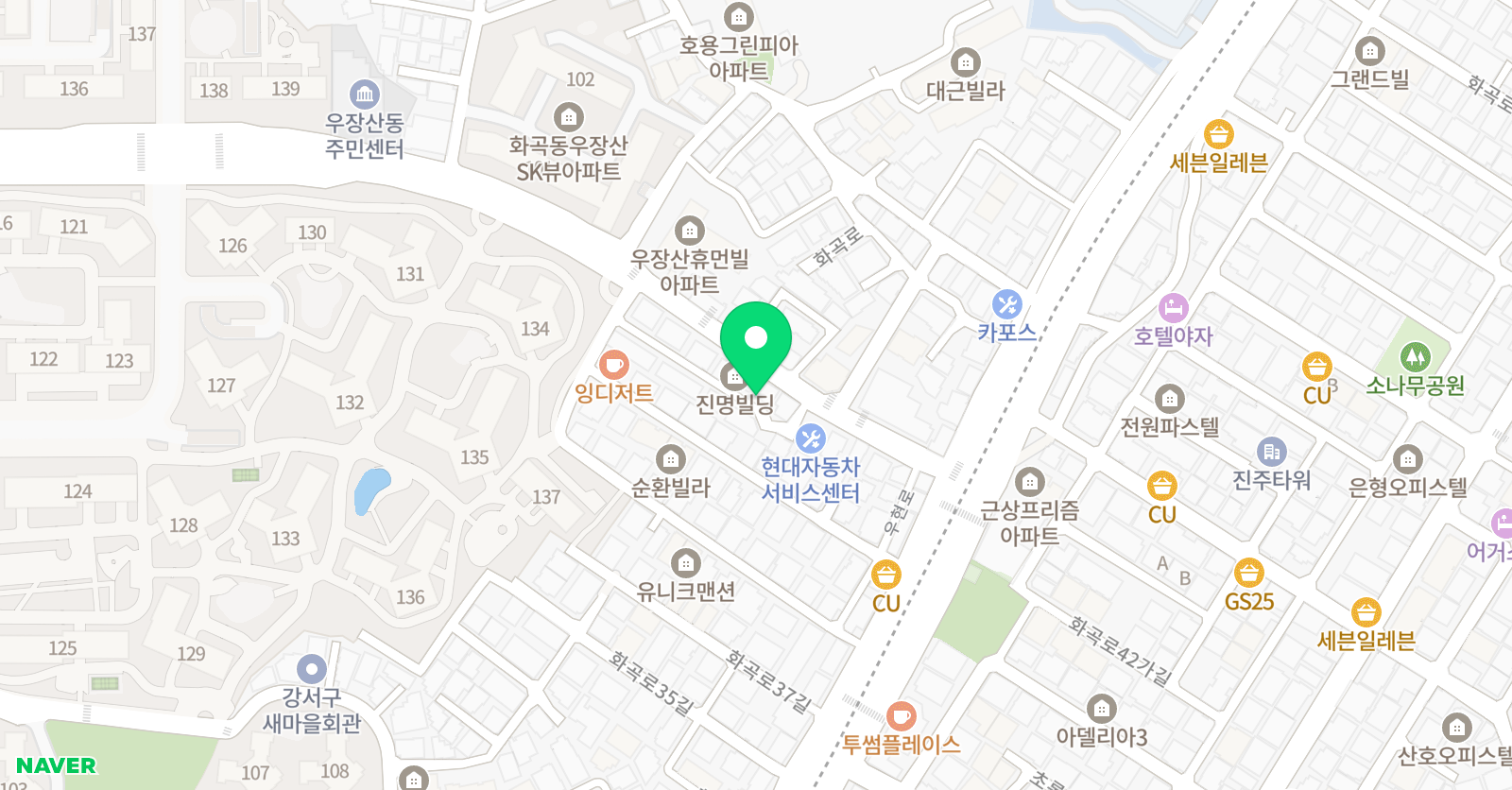 삼성 영어 우현학원 위치