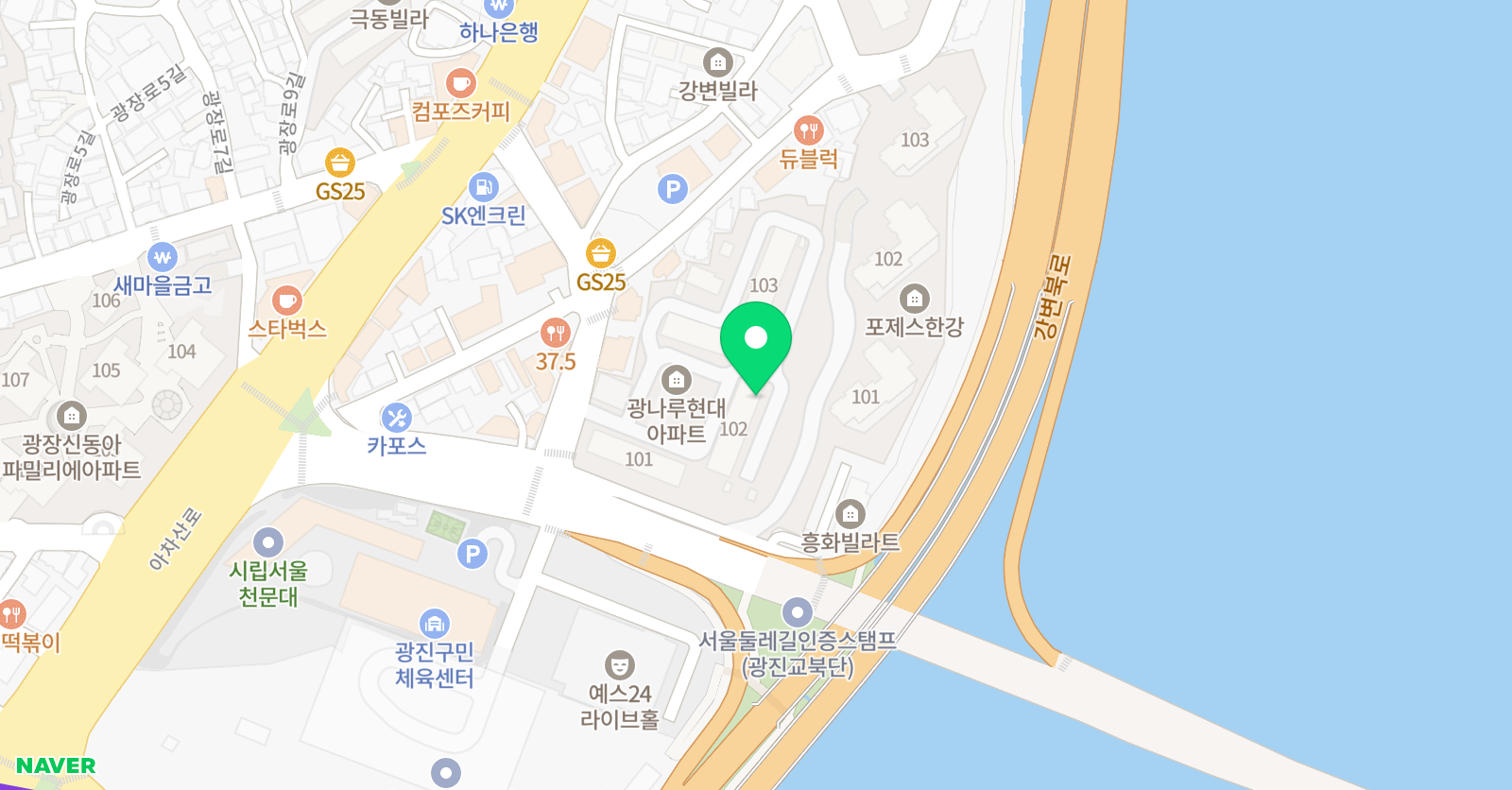 ERC 영어독서클럽 러빙북스 위치