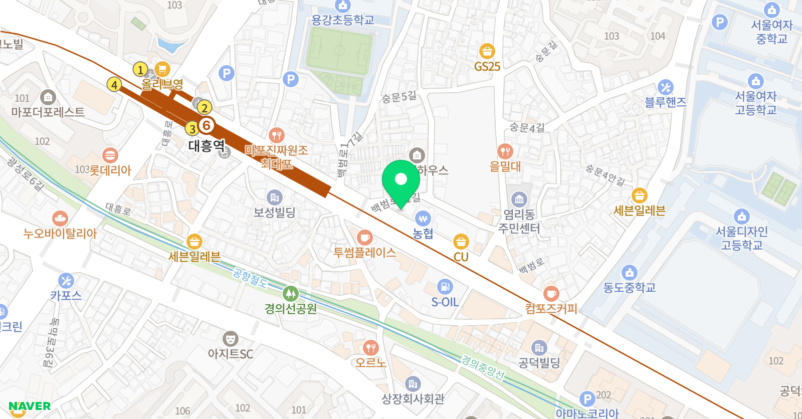 오미크론 수학학원 위치