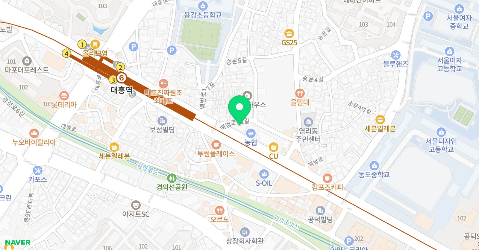 뉴오미크론 학원 위치