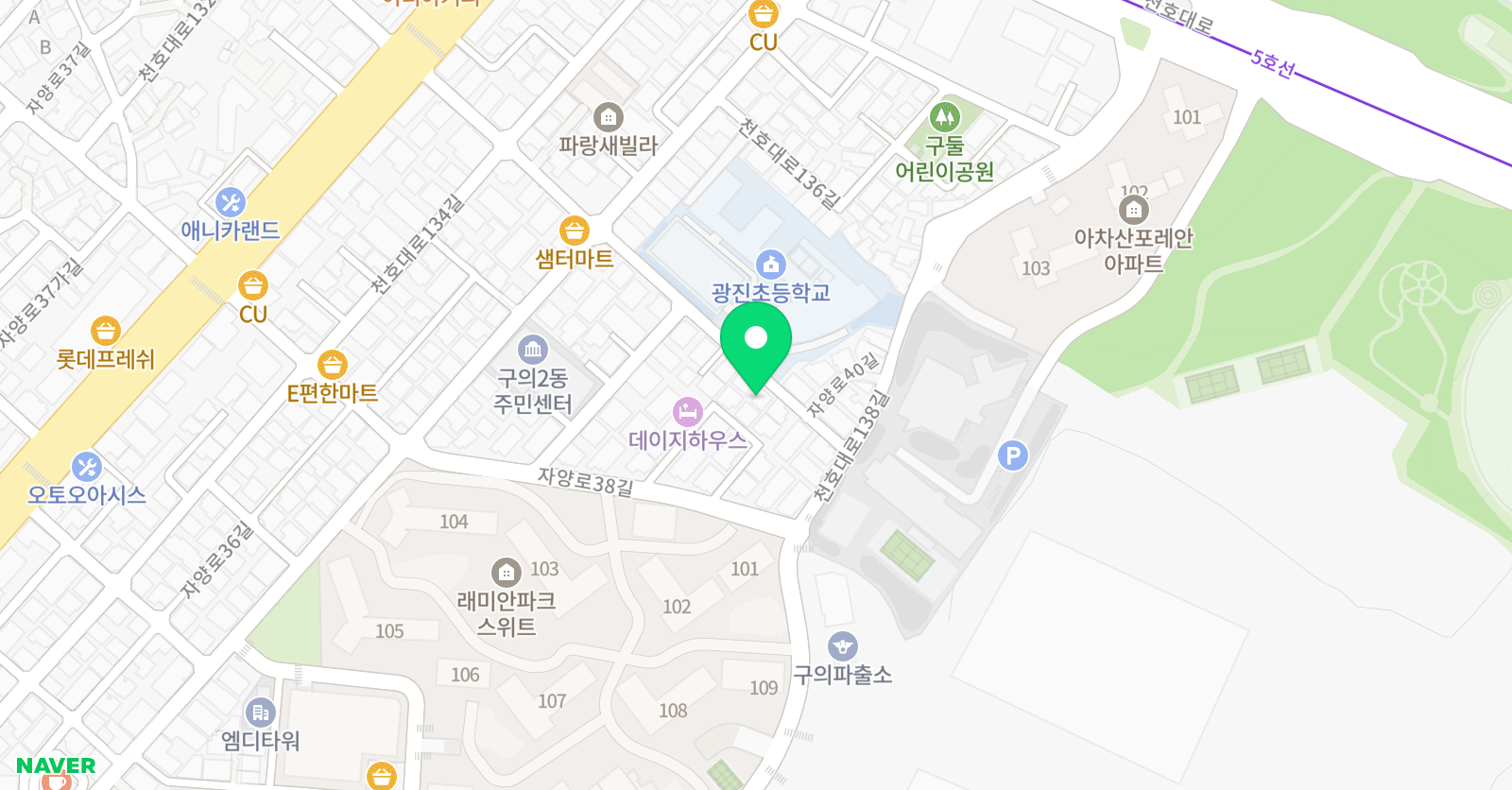 아트티움 창의미술 교습소 위치