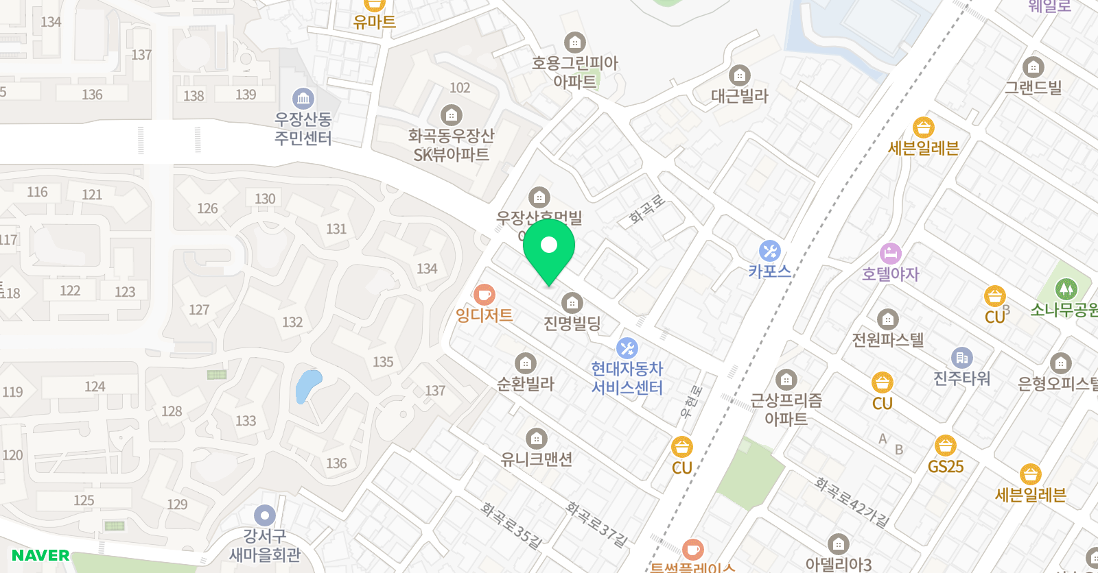 MTA 태권도 우장산점 위치