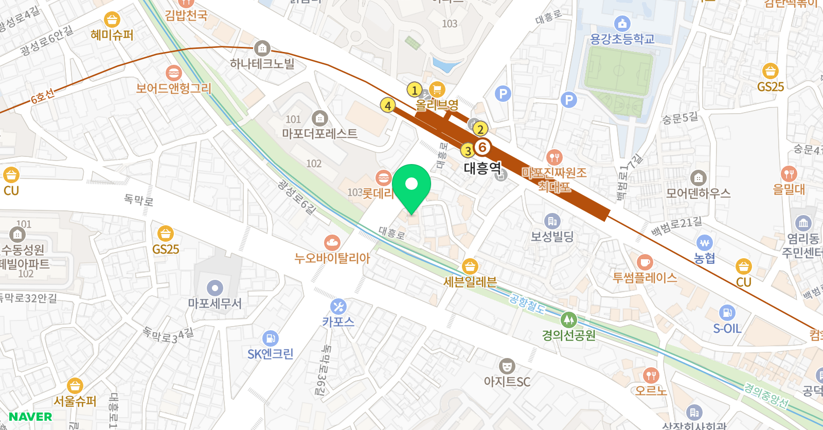 말글의힘 신경주 국어논술 전문학원 위치