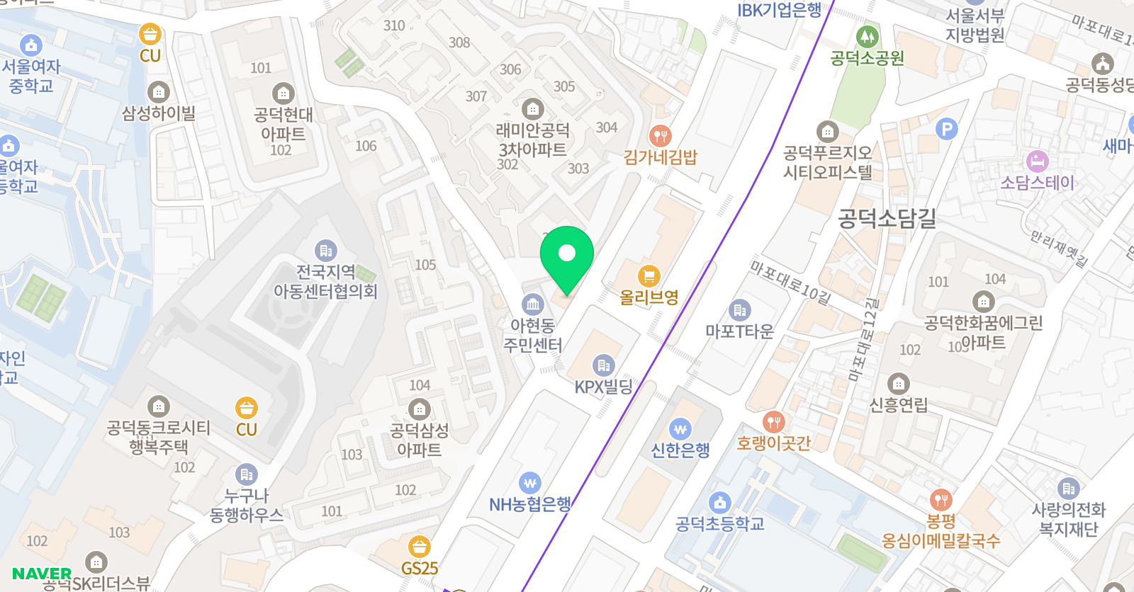 우리 아이피 피아노 위치