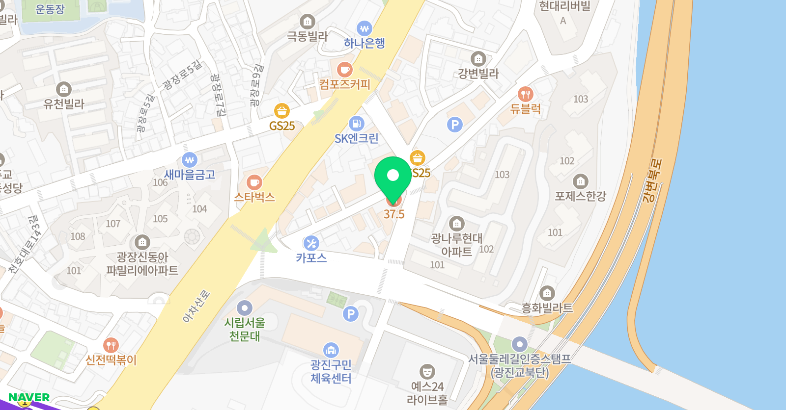 쇼뇨몬테소리 광진센터 위치