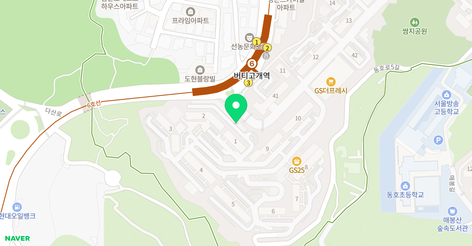 가우스 학원 위치