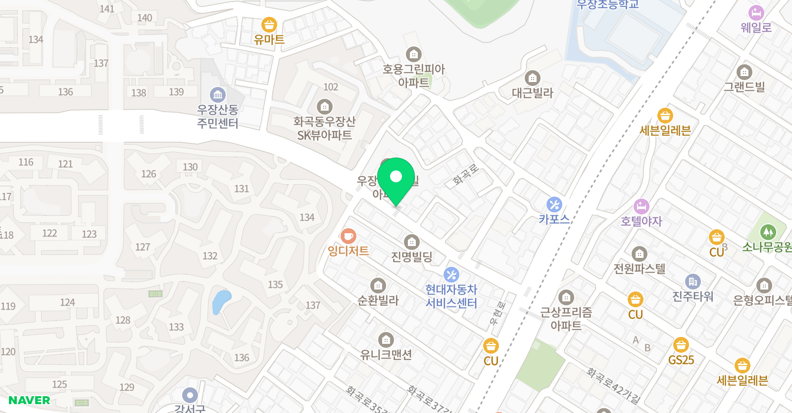 리드인 독서논술 우장초점 위치