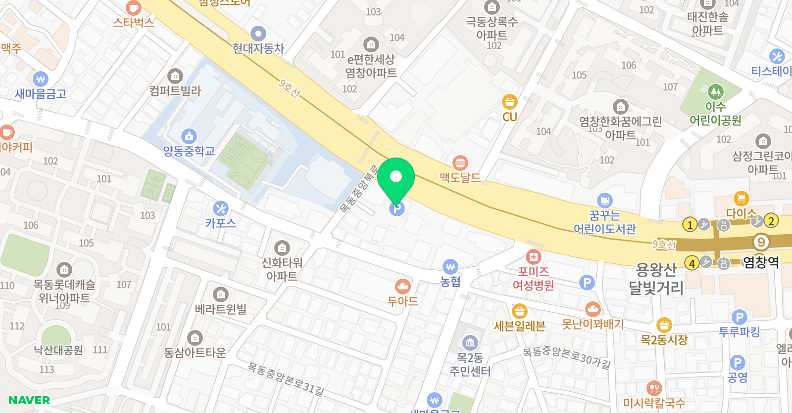 온앤온 무용아카데미 위치