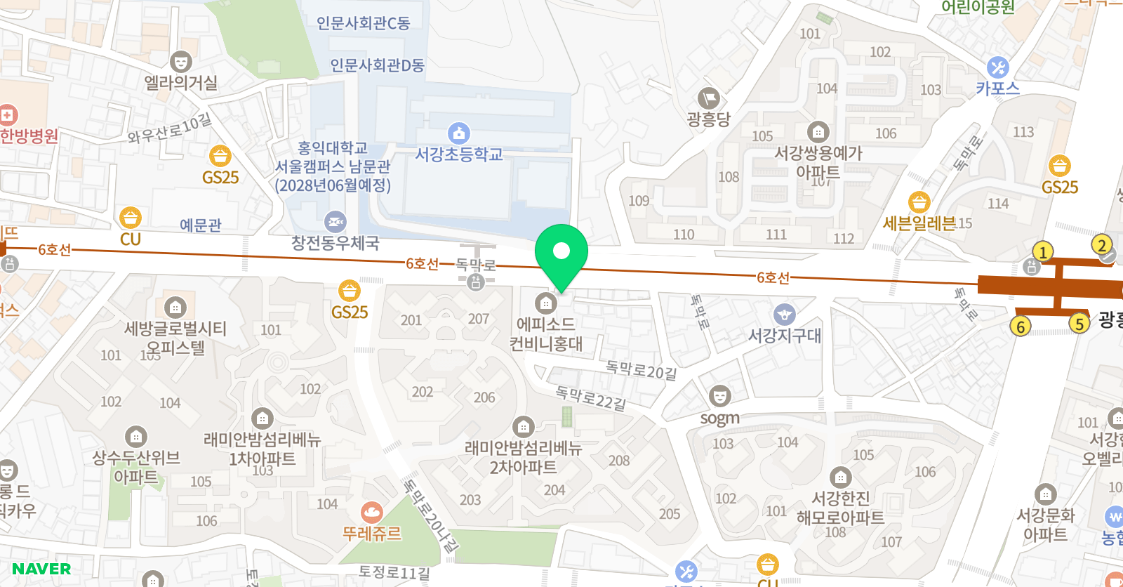 작가의책상 위치