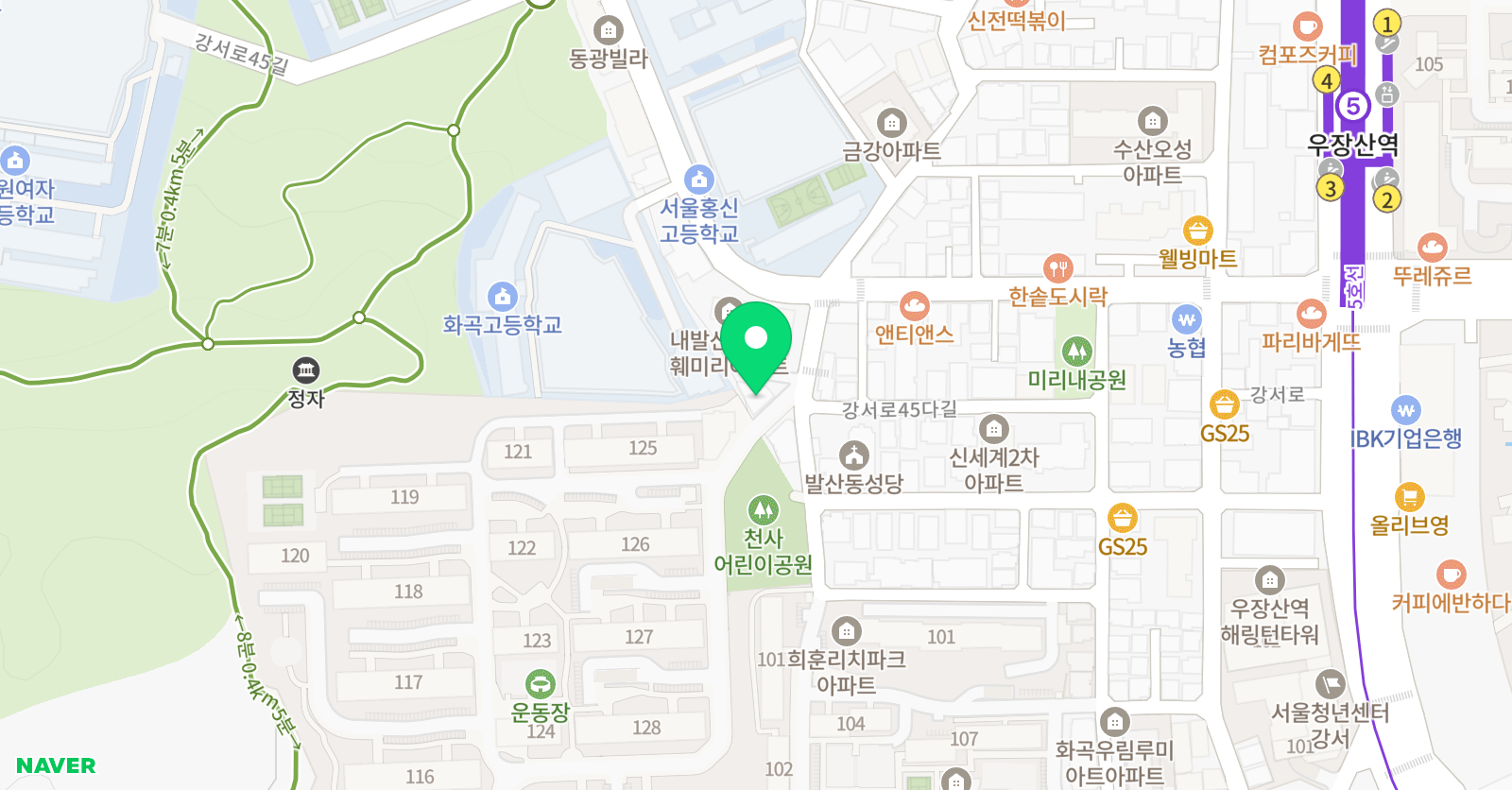 유원 문예창작학원 위치