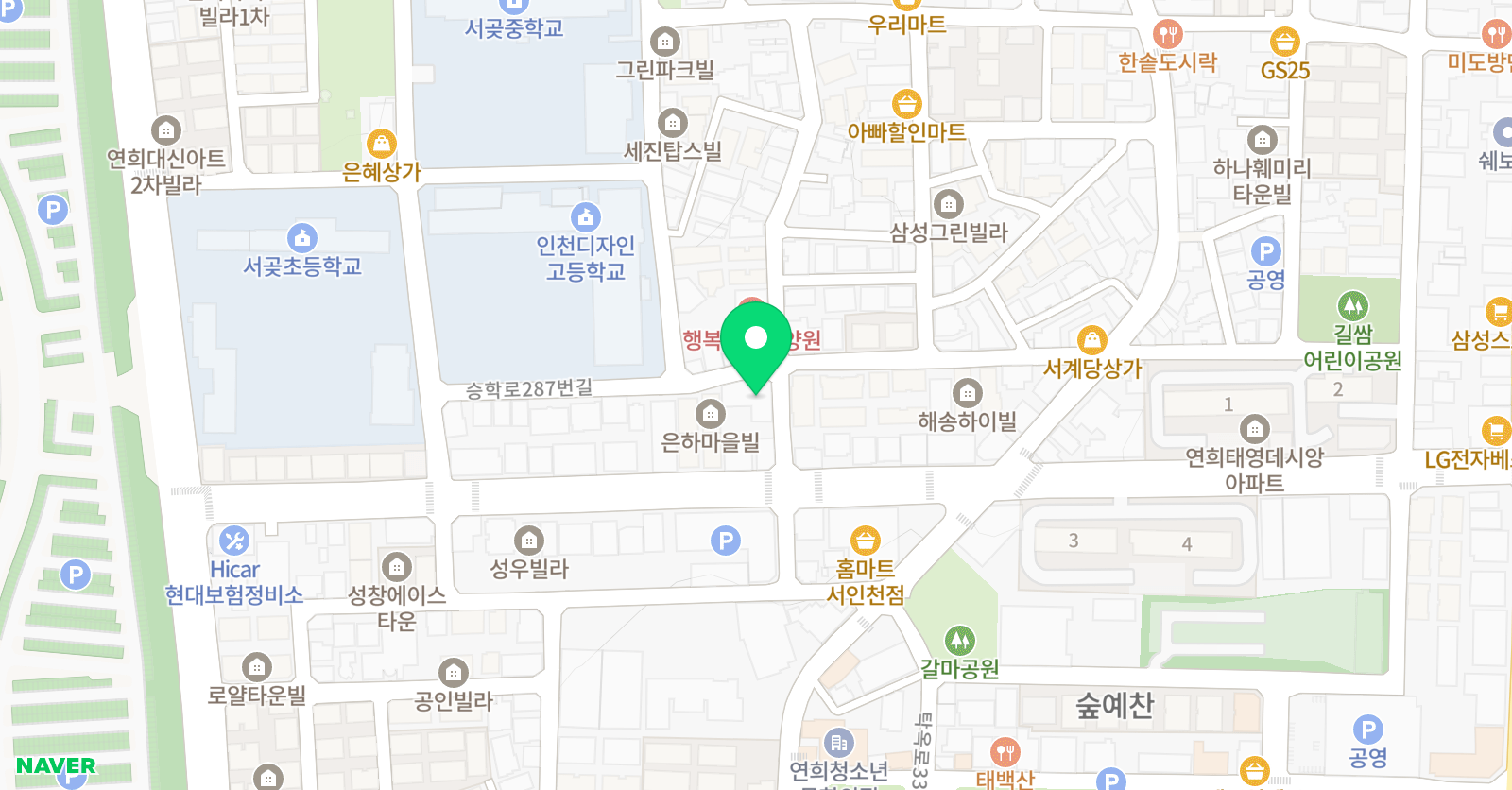 칸타빌레 피아노전문학원 위치