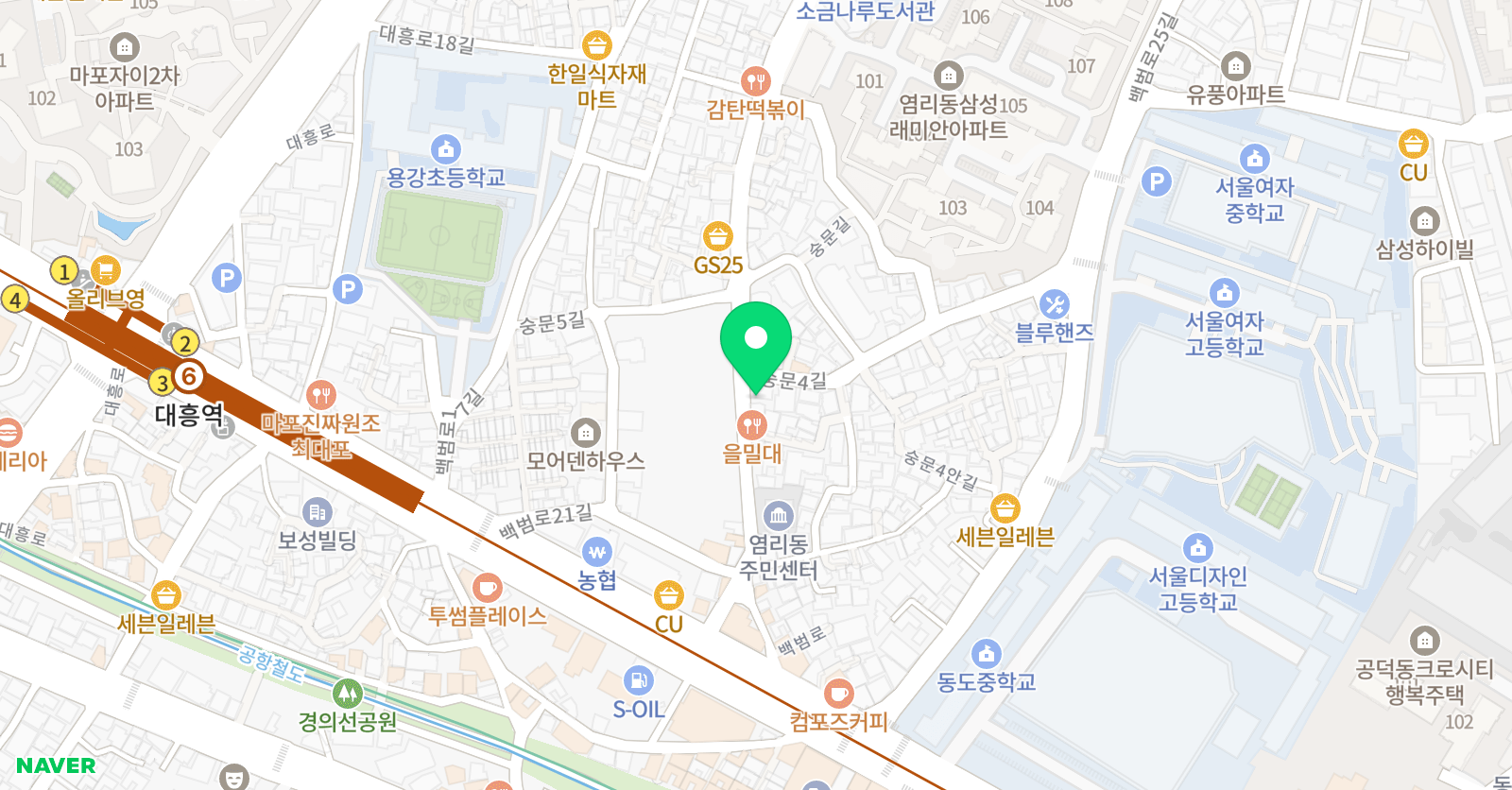 샤인 음악교습소 위치