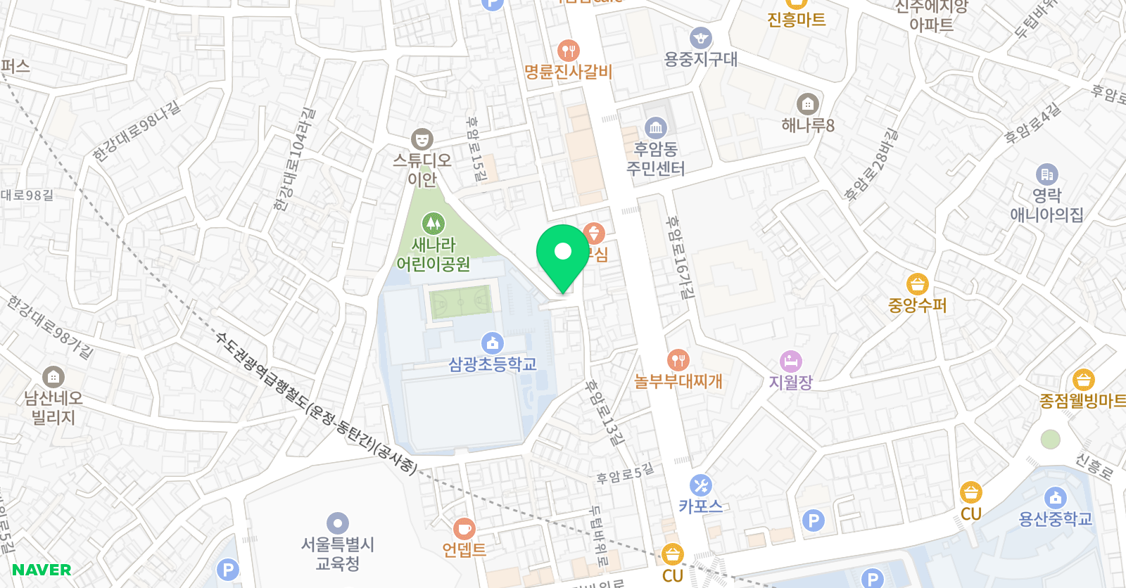 고운소리 피아노 위치