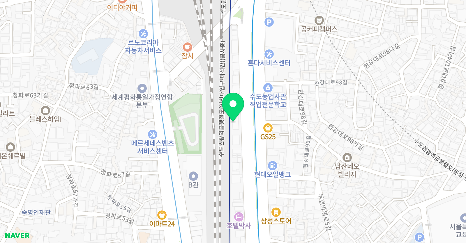 유 스터디학원 위치