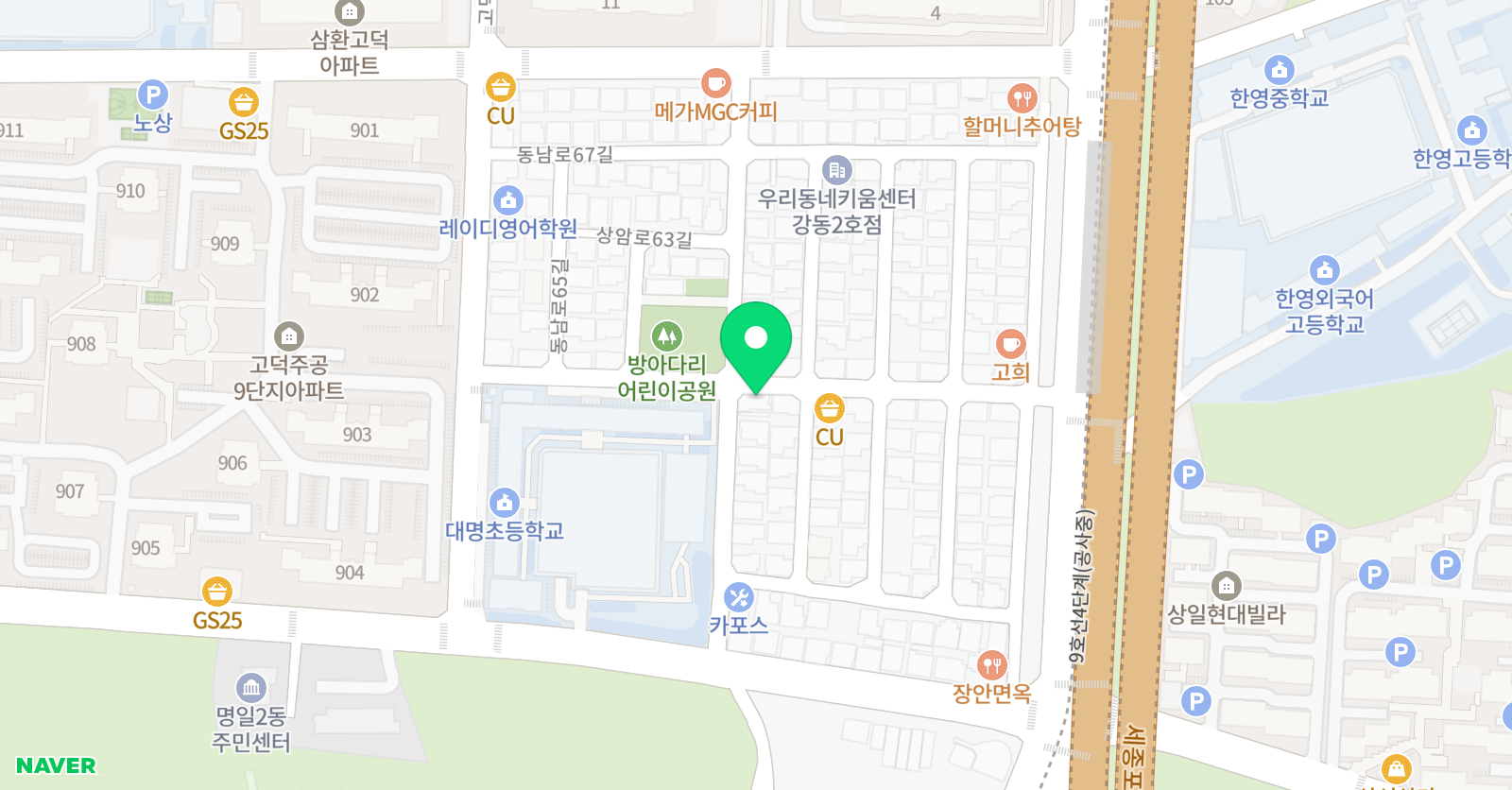 바른셈 수학교습소 위치